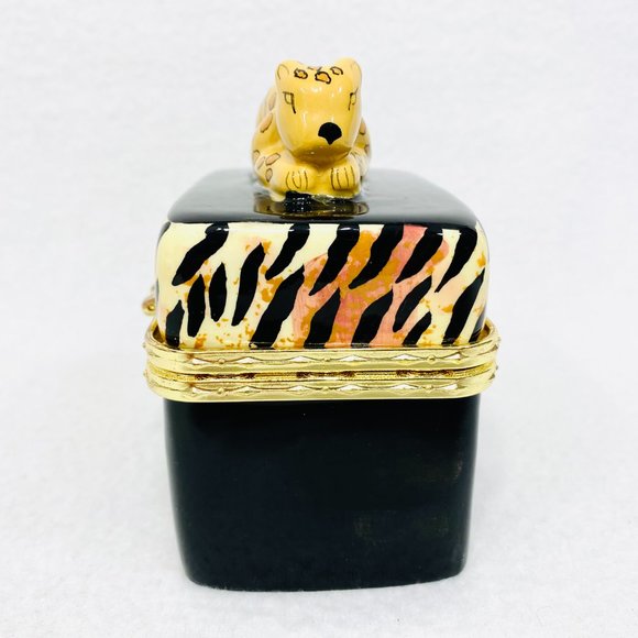 Safari Wild Cat Trinket Box by Eileen Tramonte - Picture 5 of 8
